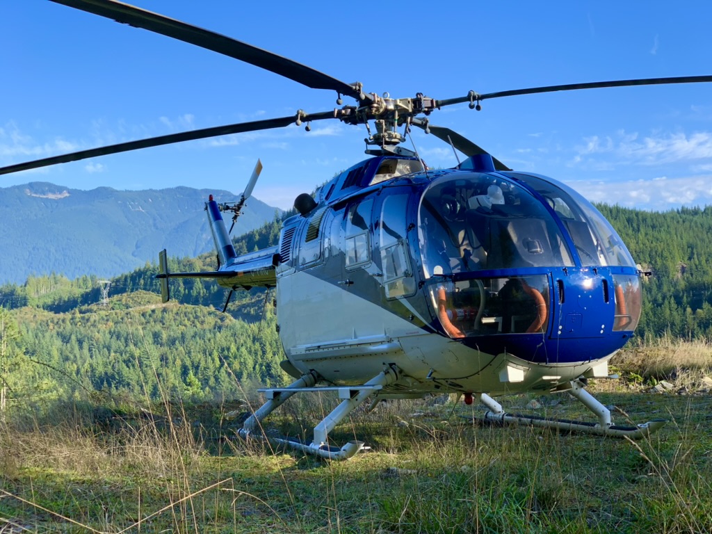 MBB BO105 in the field