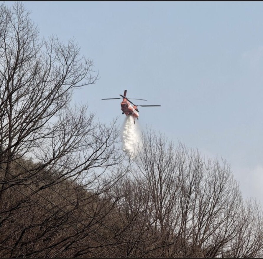 CH-47 / BV-234 Chinook water drop — firefighting operations